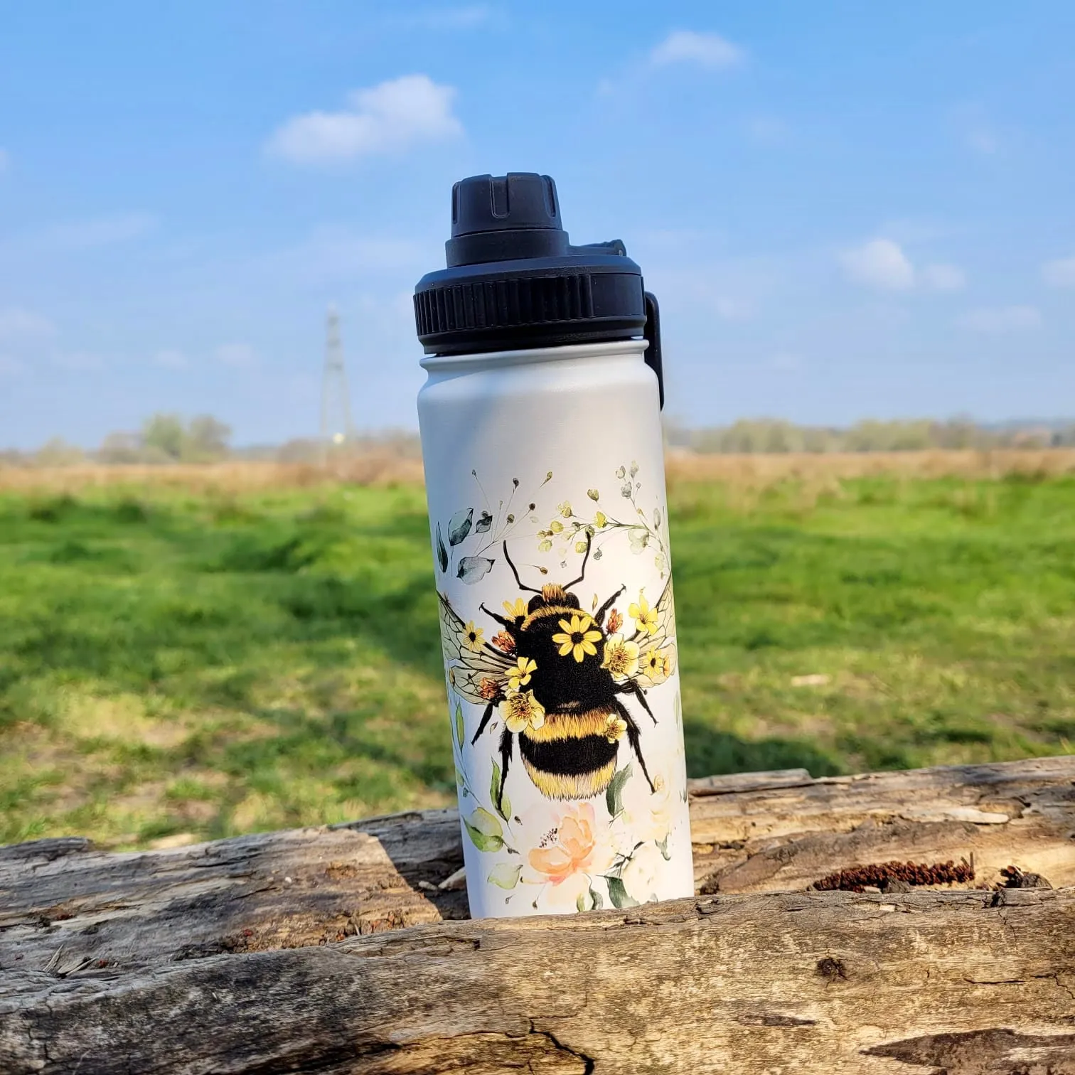 Bee I Insulated Stainless Steel Water Bottle