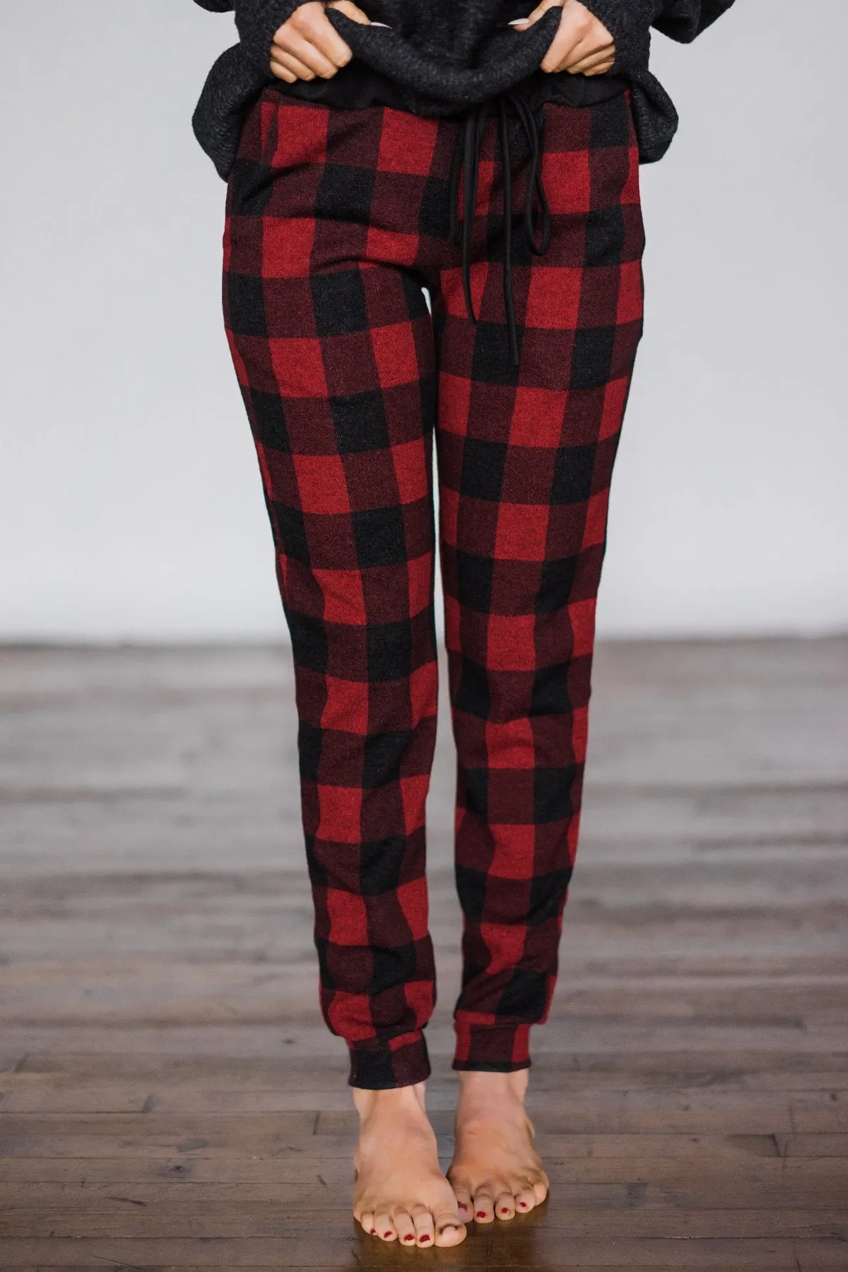 Buffalo Plaid Joggers
