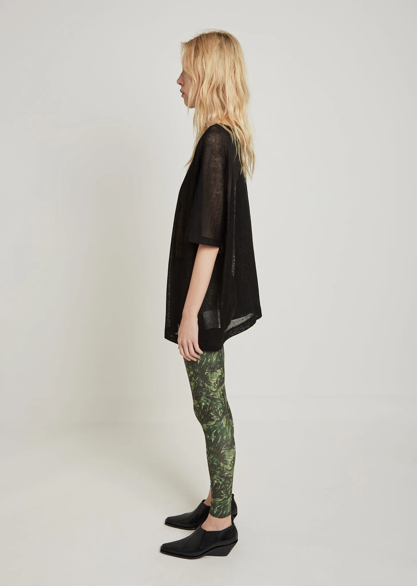 Camouflage Print Stretch Pants