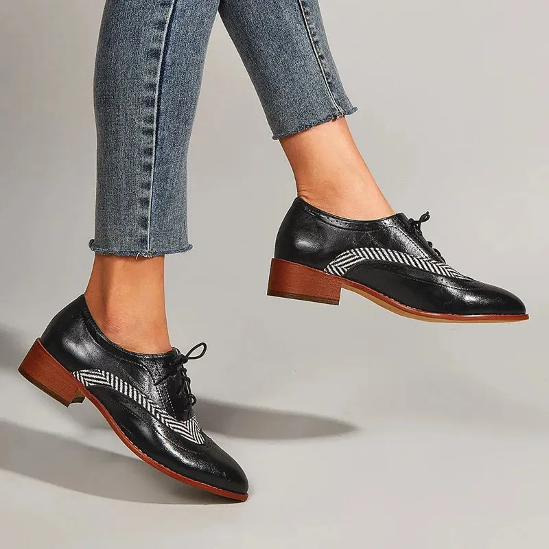 Classy Casual Lace-Up Loafer Shoes