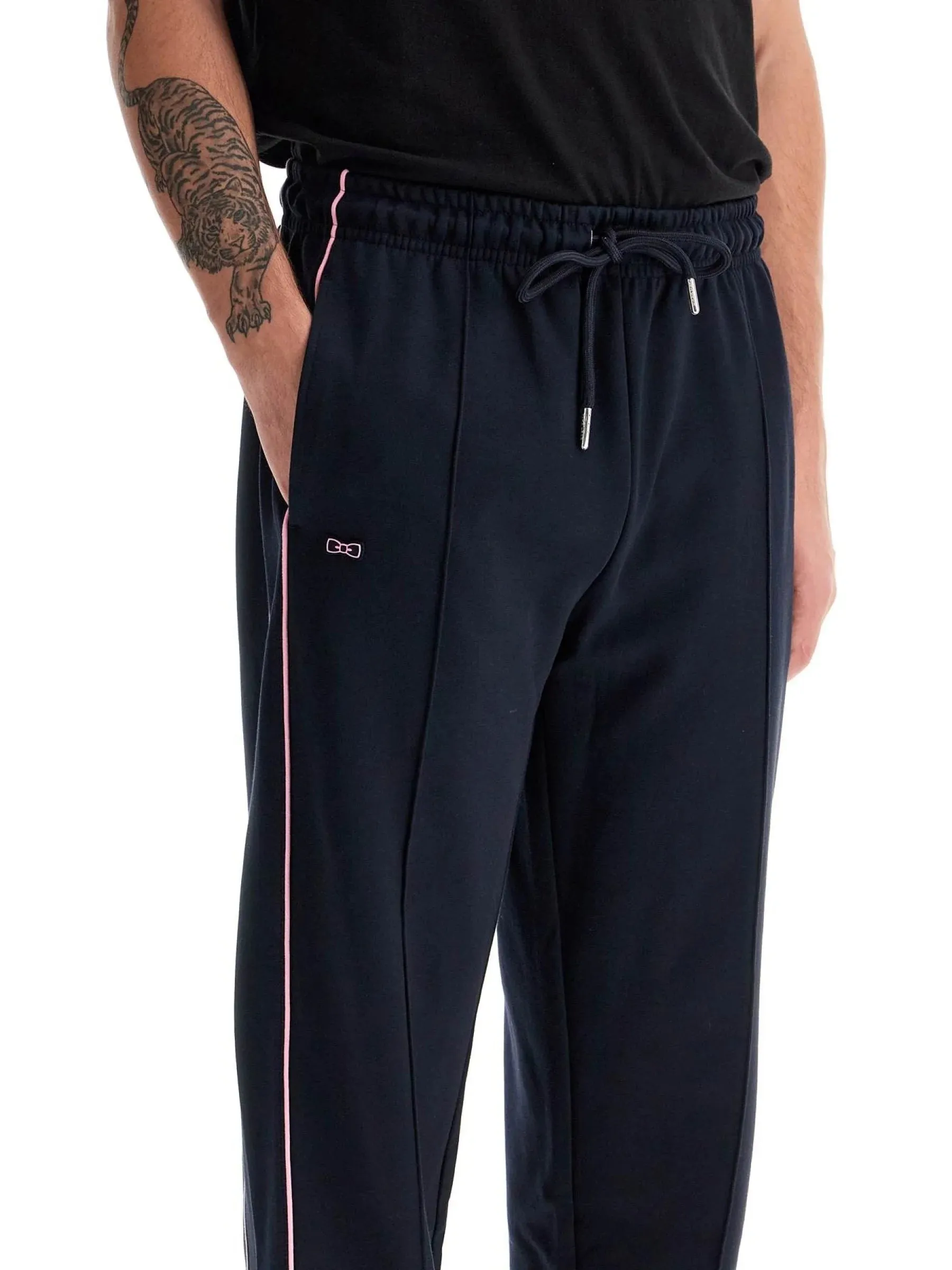 Contrast Piping Joggers