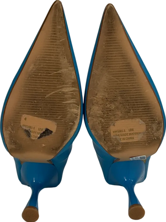 Ego Blue Toe Pointing Stiletto Heels UK 4 EU 37 