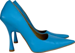 Ego Blue Toe Pointing Stiletto Heels UK 4 EU 37 