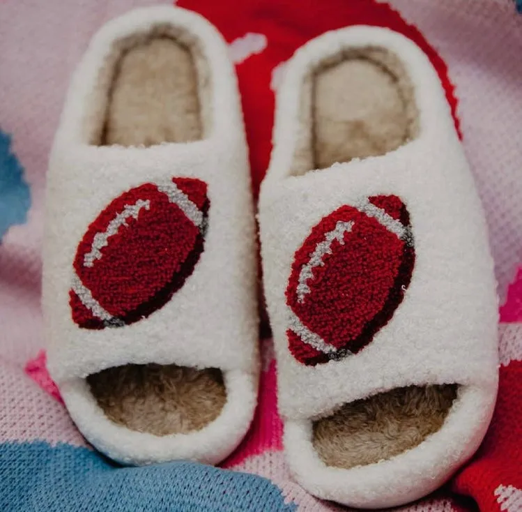 Football Open Toe House Slippers