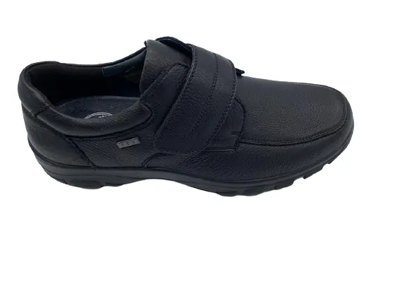G Comfort A-7823 Dark Black Velcro Casual Shoes