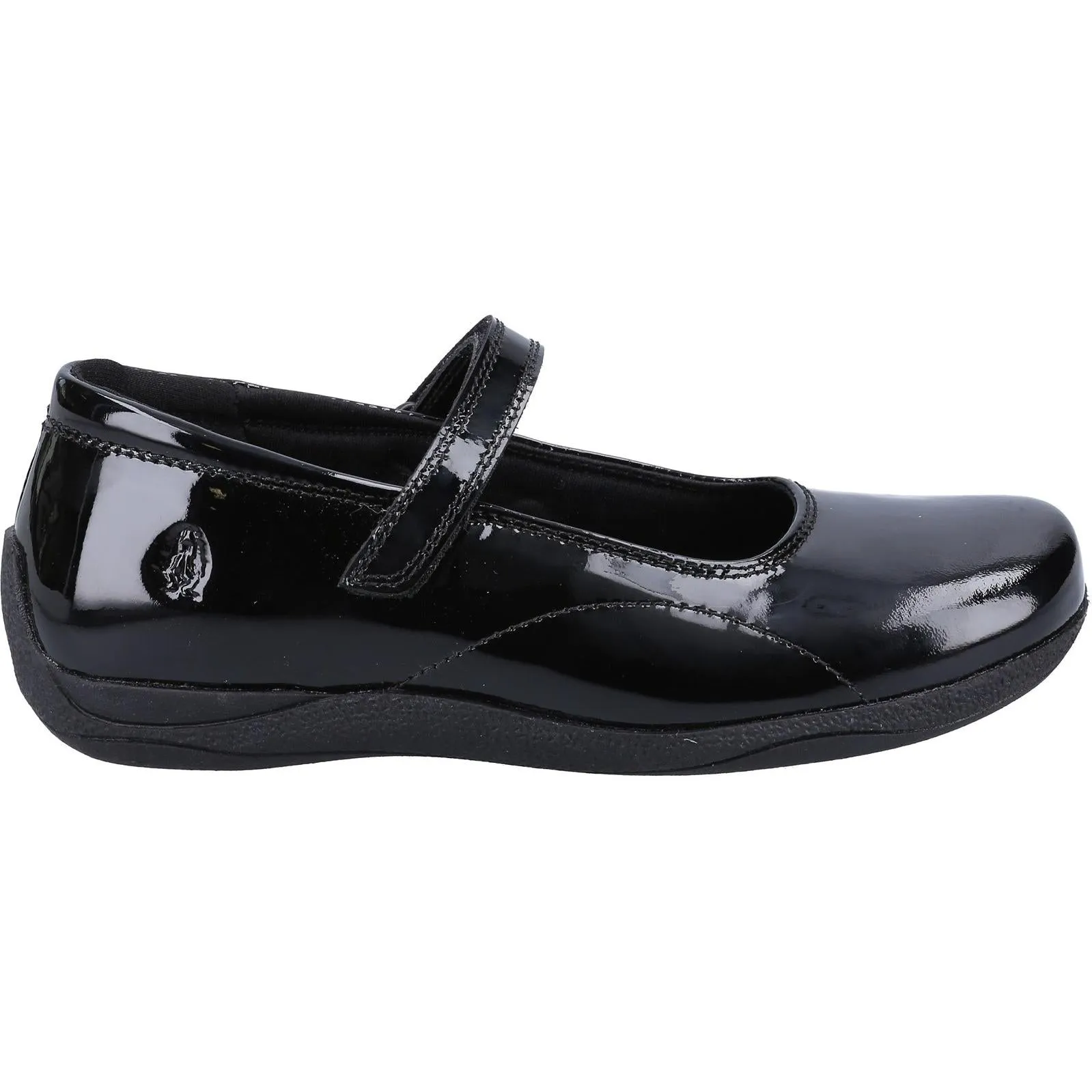Hush Puppies Aria Patent JNR Shoe