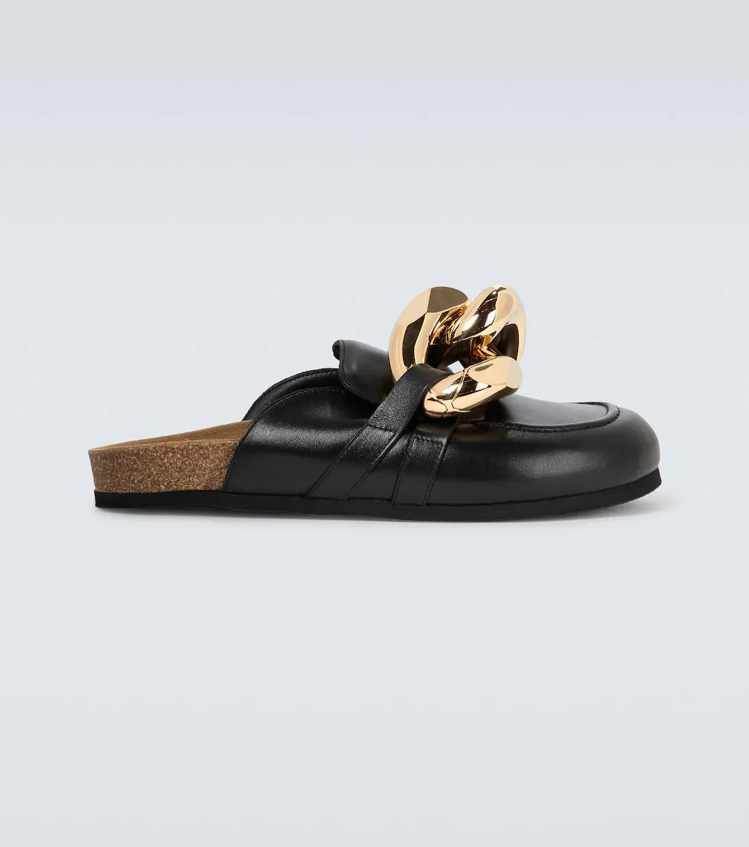 JW Anderson chain mules, black