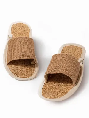 Loofah Slippers - Open toe