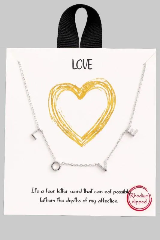 Love At The End Of The Day Necklace