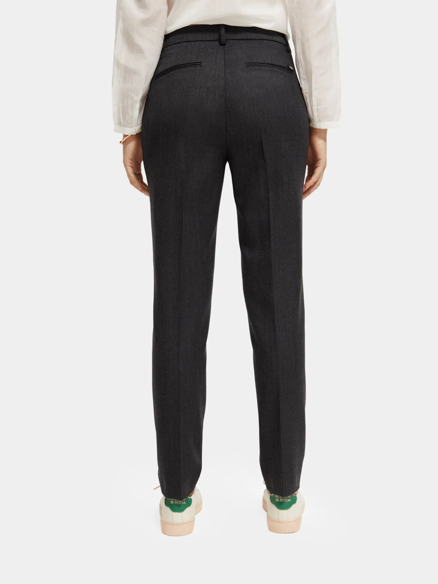 Lowry mid-rise slim-fit twill pants