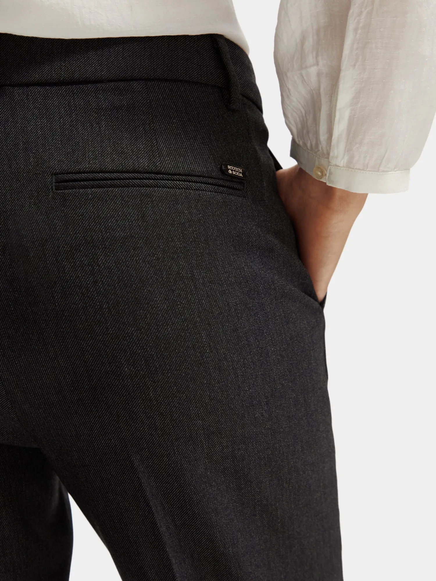 Lowry mid-rise slim-fit twill pants