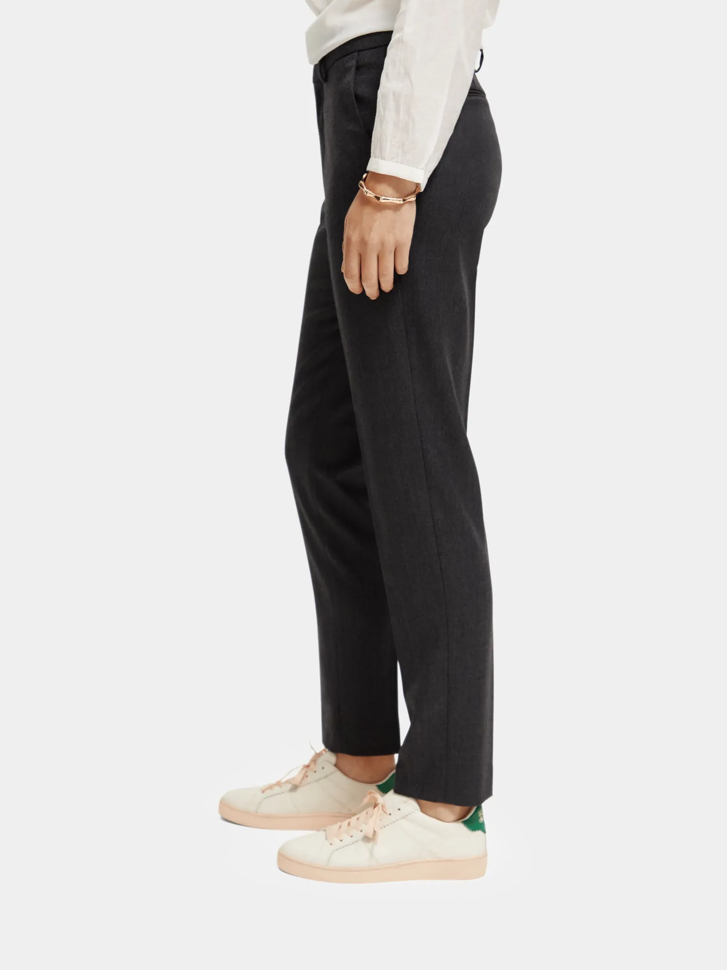 Lowry mid-rise slim-fit twill pants