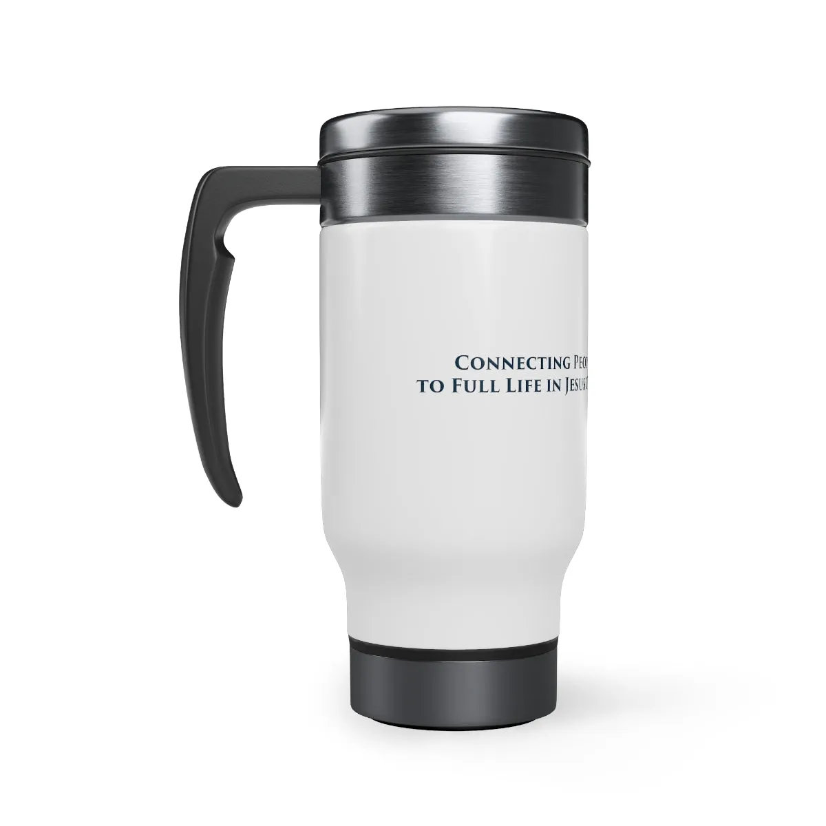 Mission & Vision Stainless Steel Travel Mug with Handle, 14oz - 1