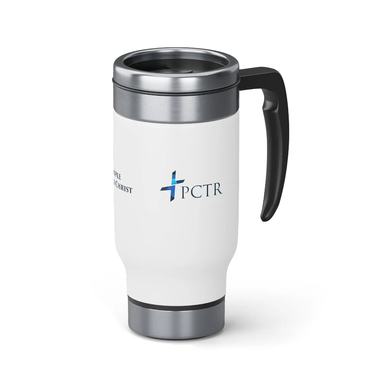 Mission & Vision Stainless Steel Travel Mug with Handle, 14oz - 1