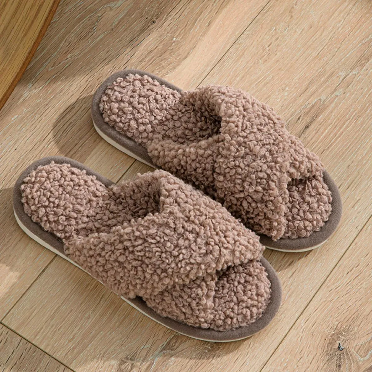 Open Toe Platform Slippers (multiple color options