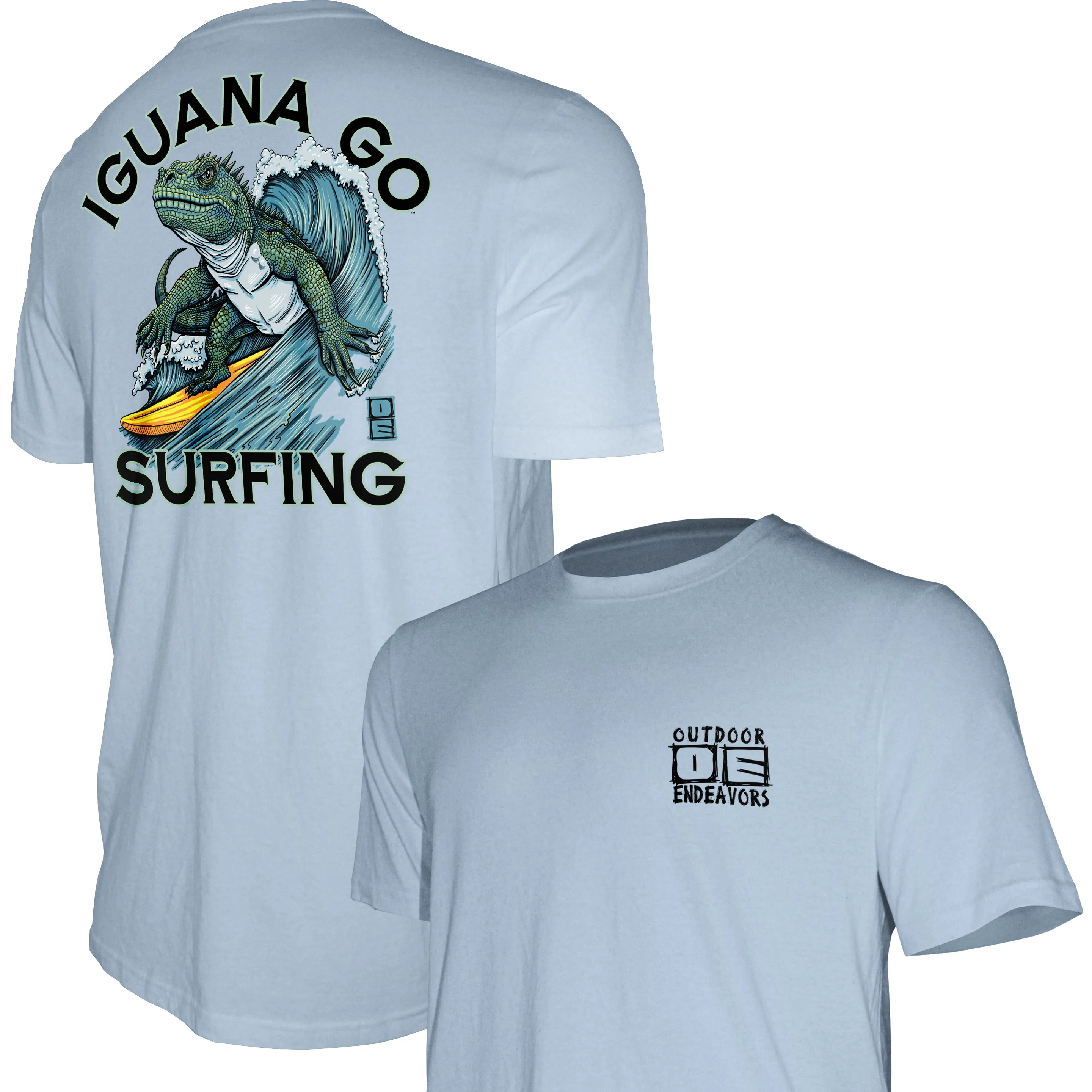 Outdoor Endeavors Attitude- Graphic Tee - Iguana Go Surfing