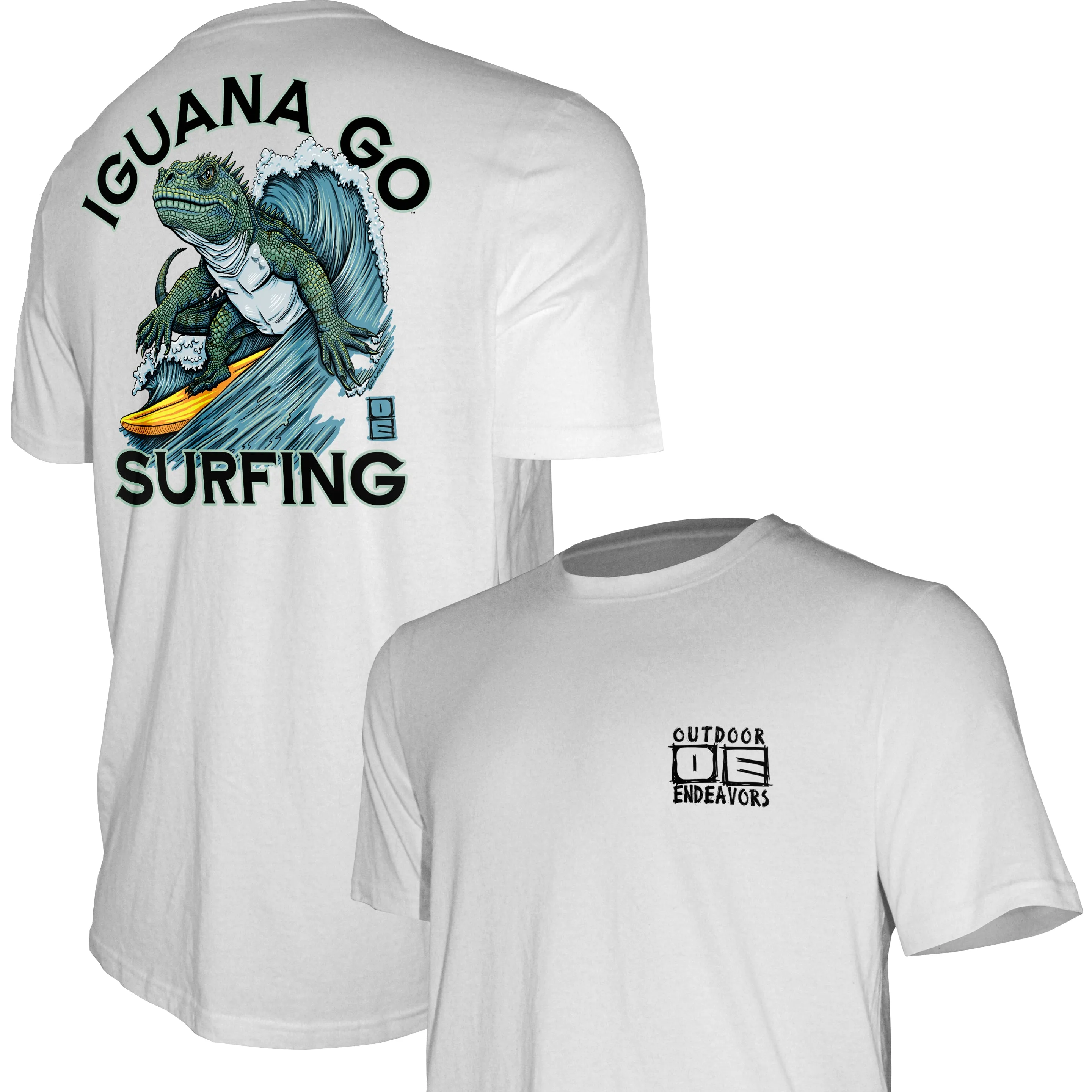 Outdoor Endeavors Attitude- Graphic Tee - Iguana Go Surfing