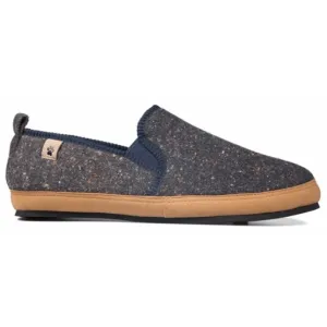 Padders Mens Slipper Jarvis Navy Tweed