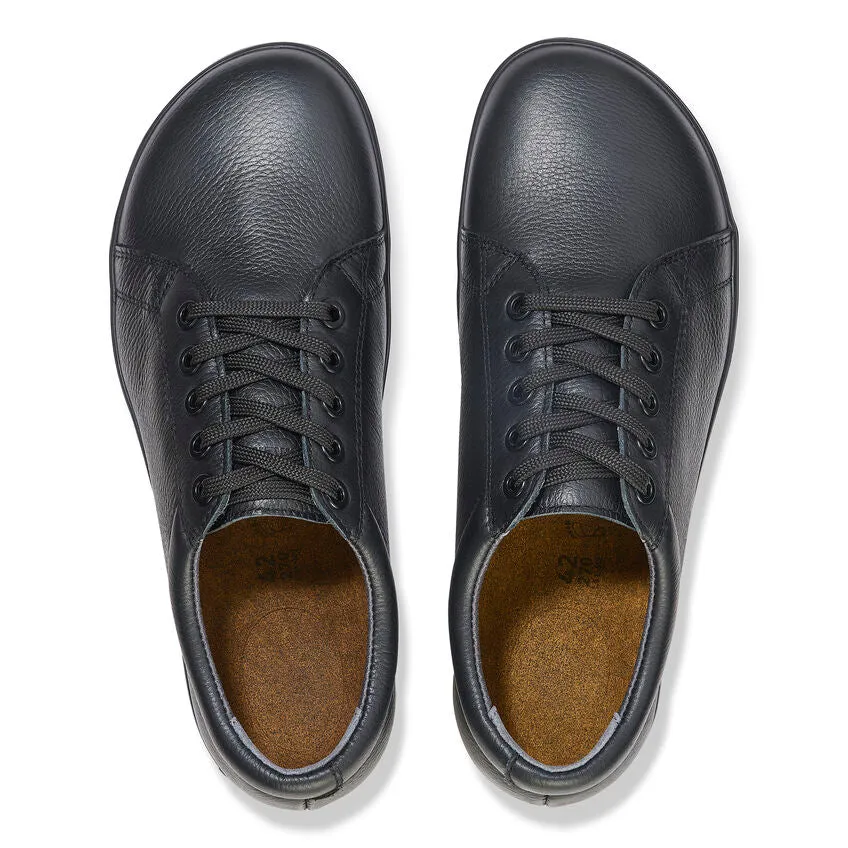 QO 500 Leather Panel Non-Slip Sneaker in Black