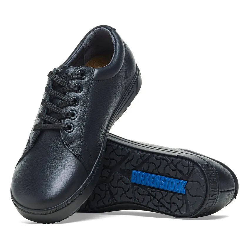 QO 500 Leather Panel Non-Slip Sneaker in Black