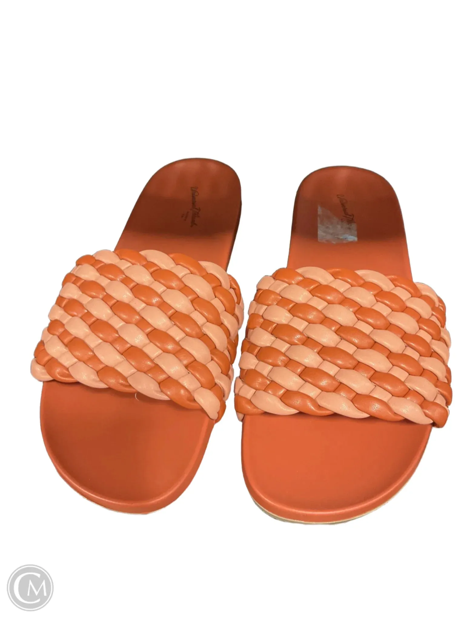 Sandals Flip Flops By Universal Thread In Coral, Size: 8