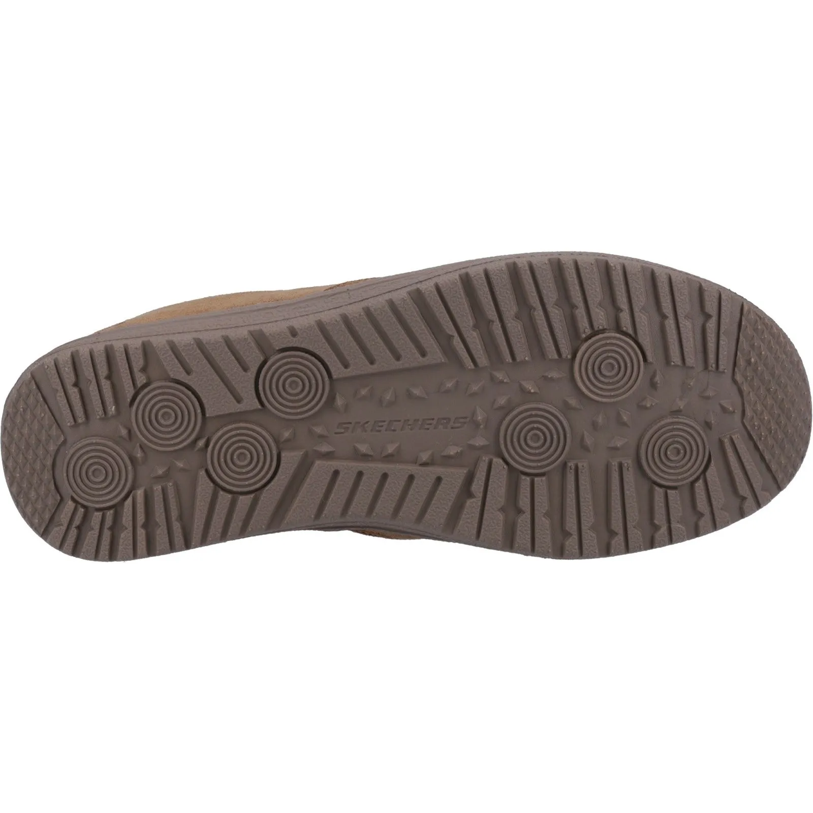 Skechers Mens Relaxed Fit Melson Willmore Slippers - Tan