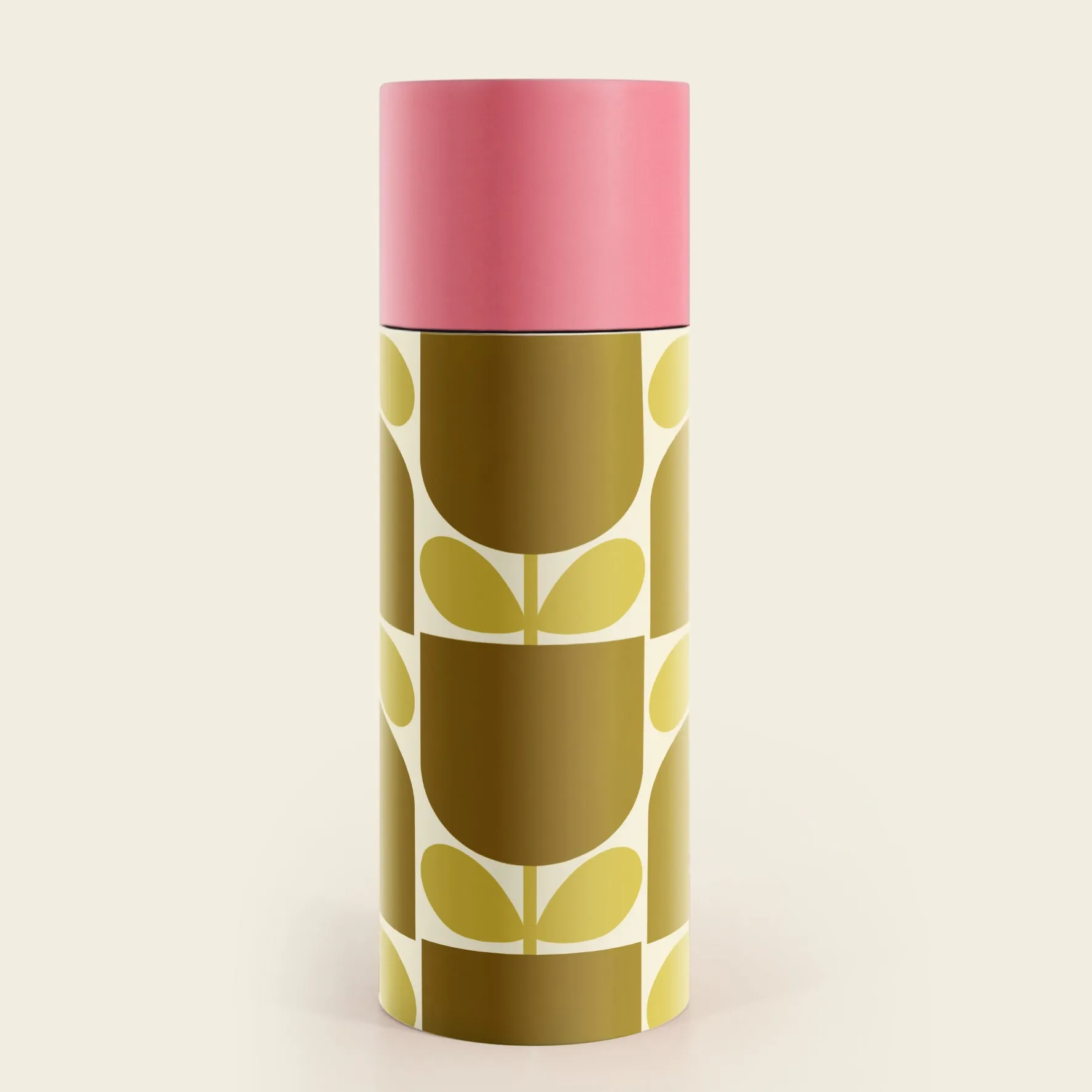 Stainless Steel Water Bottle - Block Flower