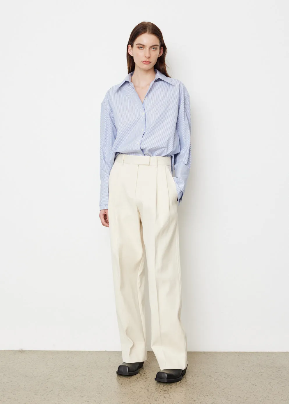 Striped Double Cuff Shirt