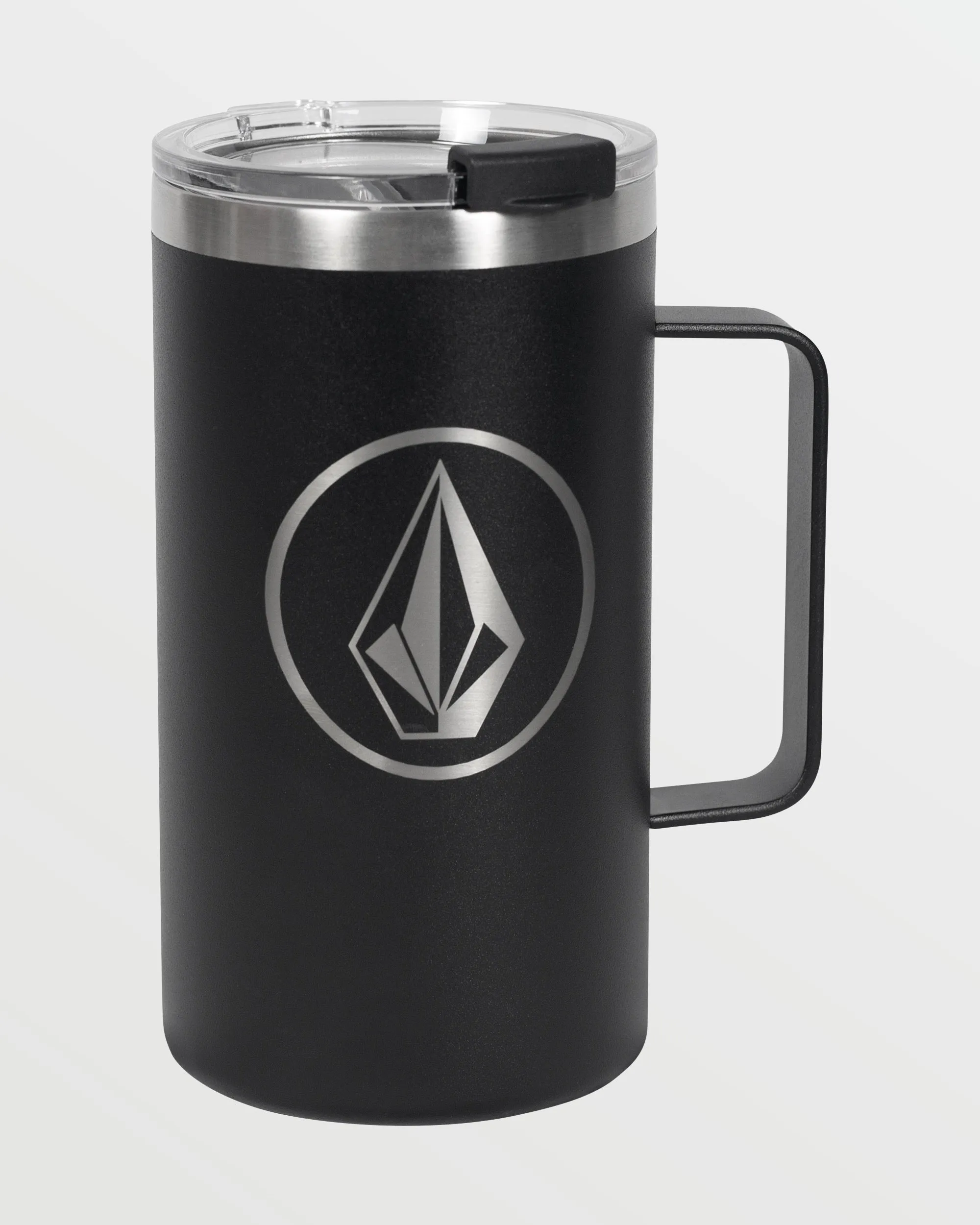 Tallboy Stainless Steel Mug - Black White