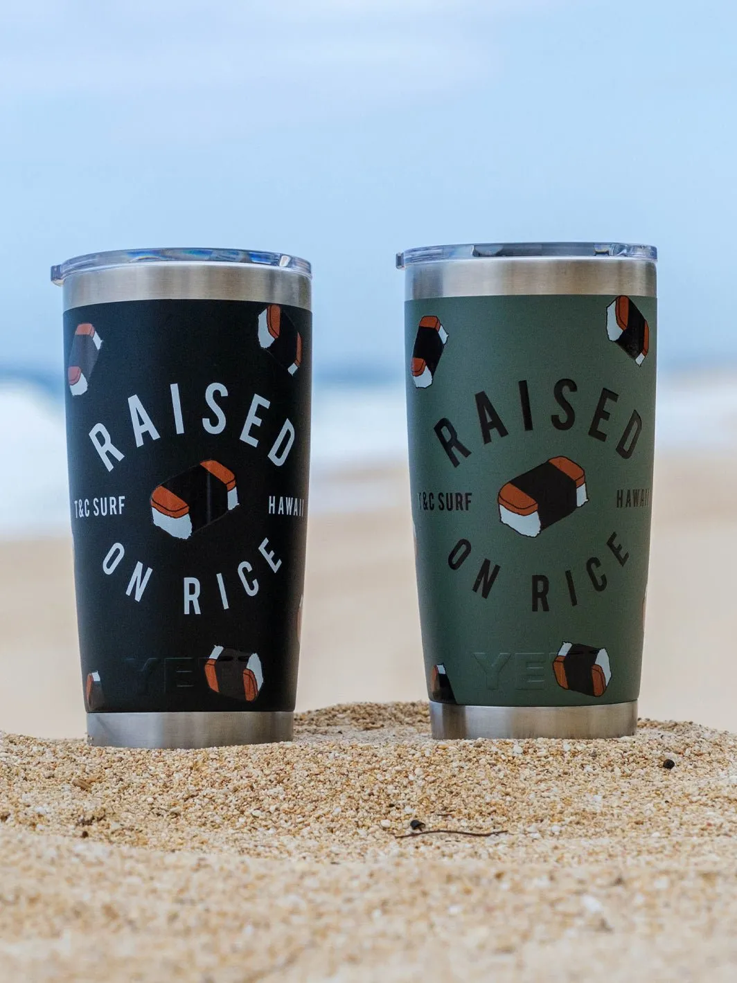 T&C Surf 20 oz Raised on Musubi Tumbler Yeti