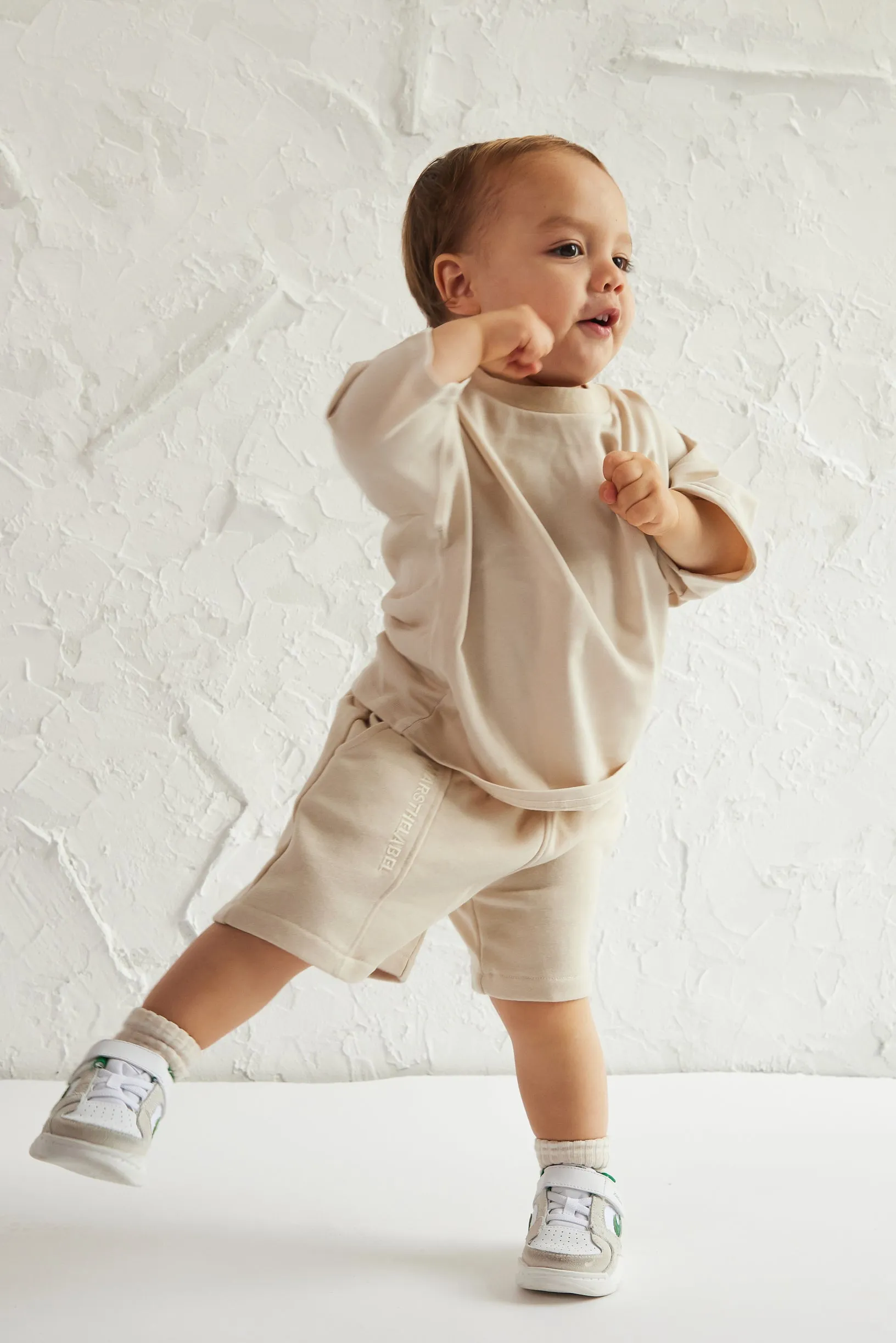 The Kids Essentials Sweater - Stone