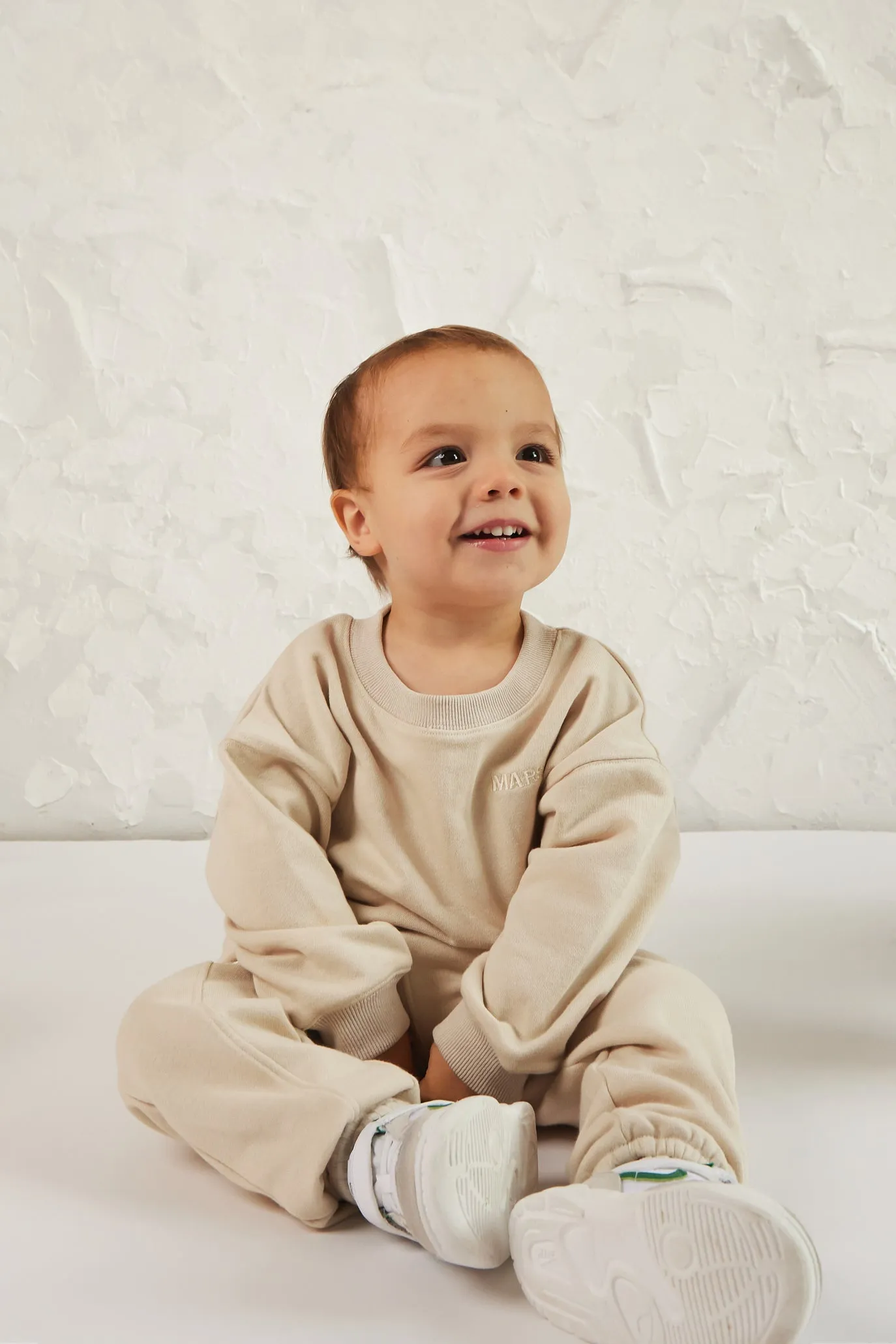 The Kids Essentials Sweater - Stone