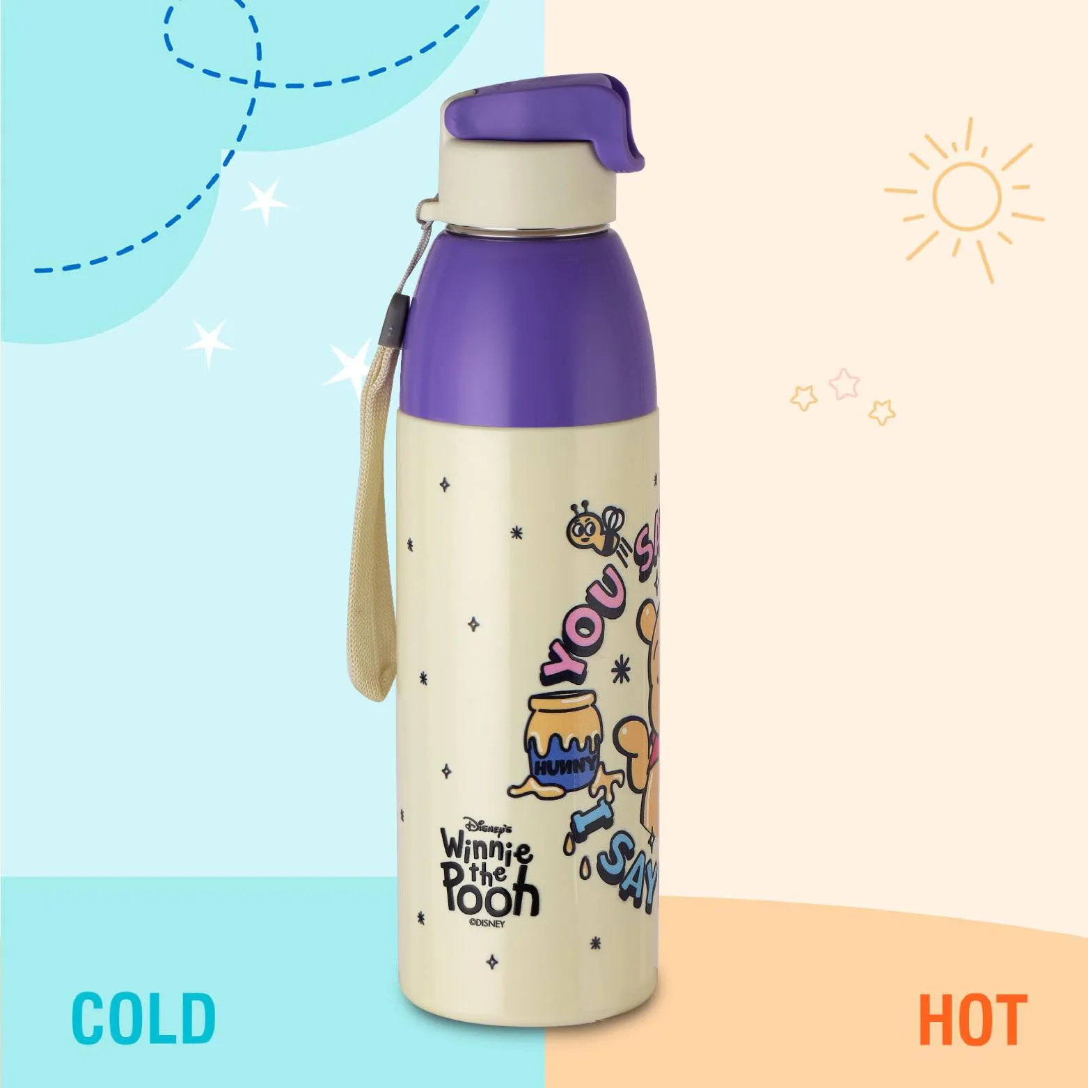 Uranus 3D Design Insulated Kids Water Bottle, 600ml