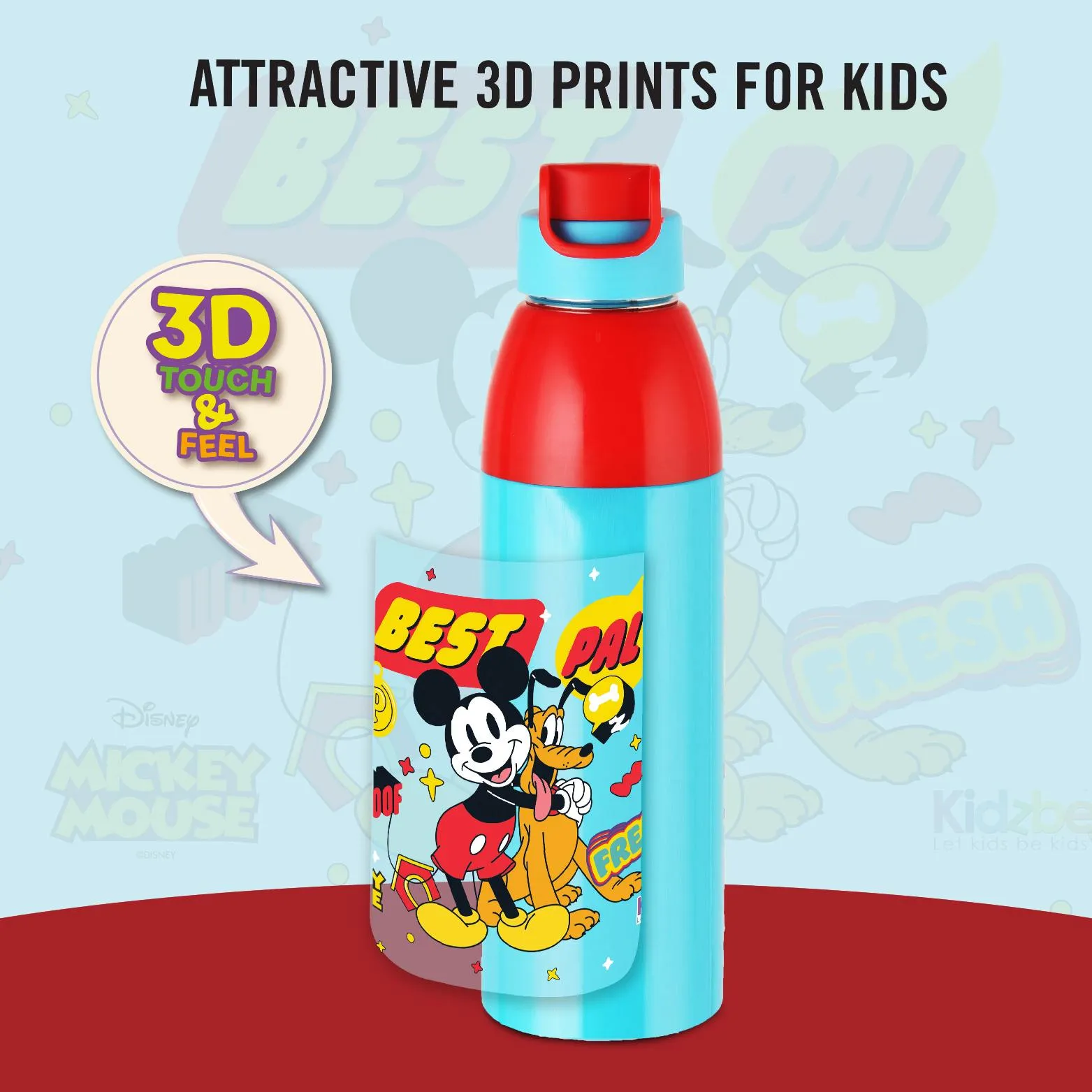 Uranus 3D Design Insulated Kids Water Bottle, 600ml