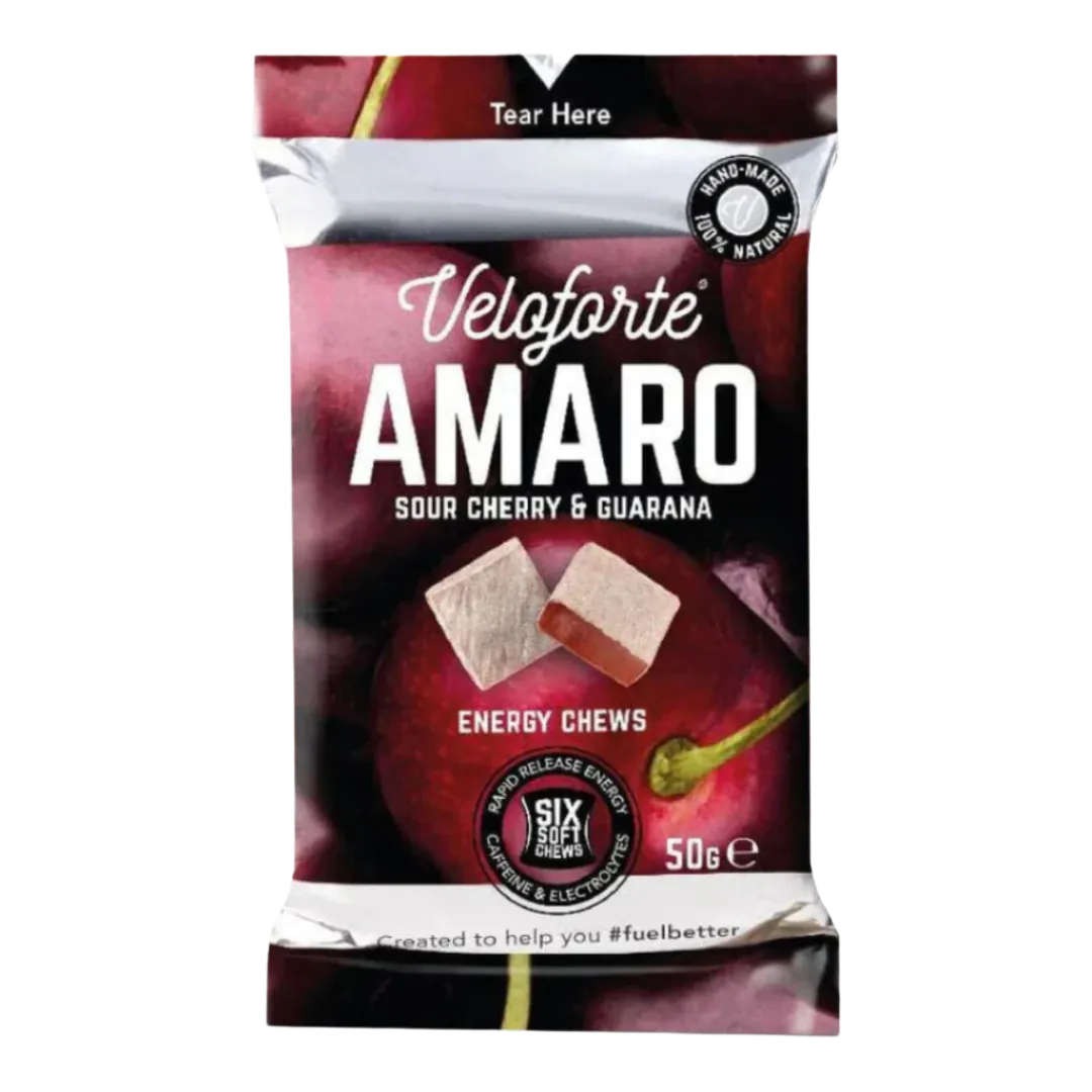 Veloforte - Energy Chews - Amaro (Sour Cherry & Guarana)