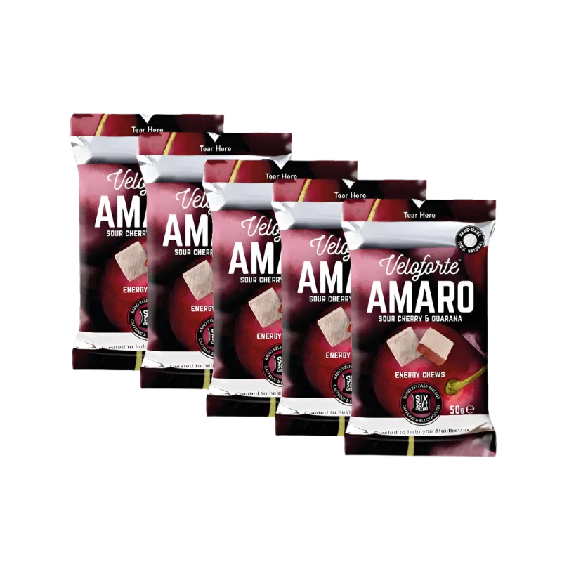 Veloforte - Energy Chews - Amaro (Sour Cherry & Guarana)